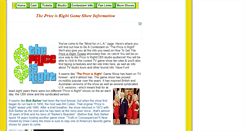 Desktop Screenshot of priceisrightinfo.com